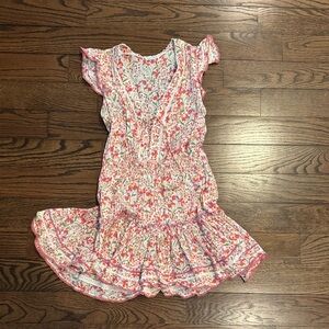 Poupette St. Barth Pink Floral Kids Dress